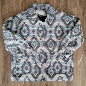 Aztec Design Bomber Jacket #2763